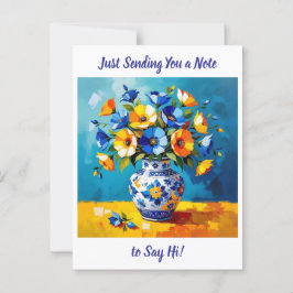 Just Saying HI | Keeping in Touch Briefkaart