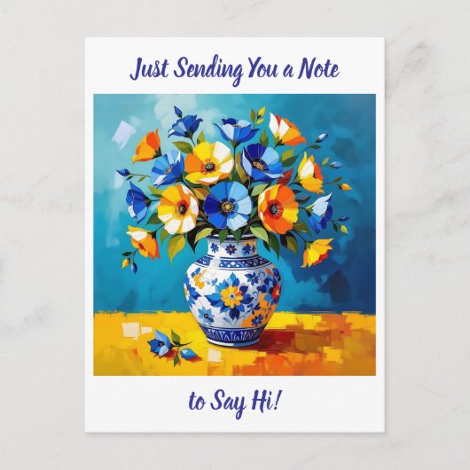 Just Saying HI | Keeping in Touch Briefkaart (Voorkant)