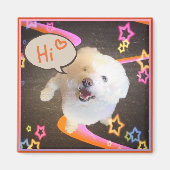 Just Saying "Hi"  Magneet (Voorkant)