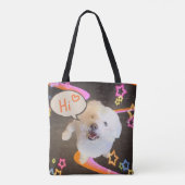Just Saying "Hi" Tote Bag (Achterkant)