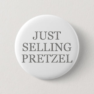 Just Selling Pretzel - Speciale Verzoek Ronde Button 5,7 Cm