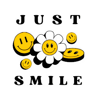 Just Smile Daisy#happydaisy #smileflower #daisyvib Grote Tote Bag