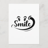 Just Smile Keep Smiling Smile More Stay Smiling A  Briefkaart (Voorkant)