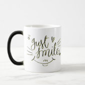 Just Smile - Motivatie Quote Mok (Links)