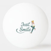 Just Smile Pingpongbal (Voorkant)