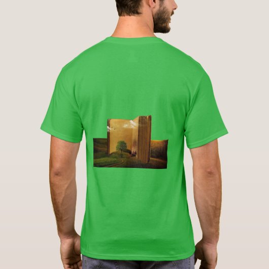 "JUST START" Motivational T-Shirt – Bold Front Tex (Achterkant)