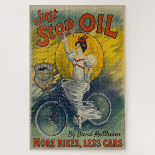 Just Stop Oil Mokkel Meer Fietsen Minder Auto's Ac Legpuzzel