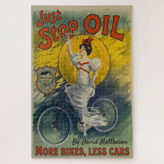 Just Stop Oil Mug More Bikes Less Cars Activist Legpuzzel