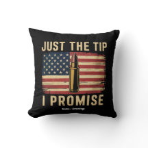 Just The Tip I Promise Funny Gun Owner USA Flag 