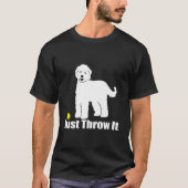 Just Throw It Nicker Goldendoodle Labradoodle T-shirt (Voorkant)