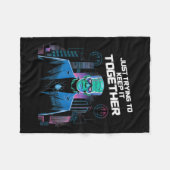 Just Trying To Keep It Together Shirt Halloween Fr Fleece Deken (Voorkant (Horizontaal))