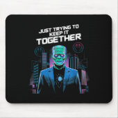 Just Trying To Keep It Together Shirt Halloween Fr Muismat (Voorkant)