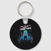Just Trying To Keep It Together Shirt Halloween Fr Sleutelhanger (Voorkant)