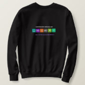 Just Vibin' Media Sweatshirt (Design achterkant)