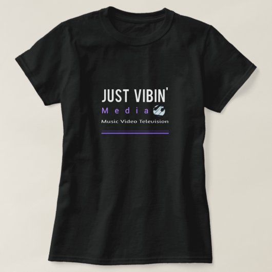 Just Vibin' Media Women's Short Sleeve T-Shirt (Design voorkant)