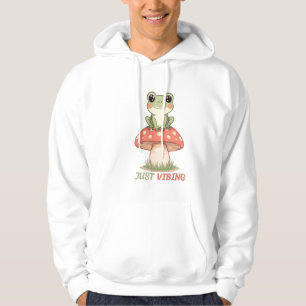 Just Vibing Frog Paddenstoel T-Shirt