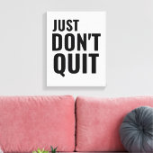 Just waarvan positieve nationale motivatie canvas afdruk (Insitu (Woonkamer))