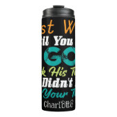 Just Wait Until You See God's Time Thermosbeker (Voorkant)