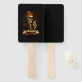 Just Waiting for Halloween Skeleton Handwaaier (Voorkant en achterkant)