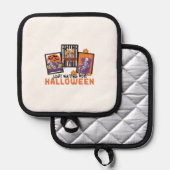 Just Waiting Halloween Fall Vibes Pannenlap (Voorkant / Achterkant)