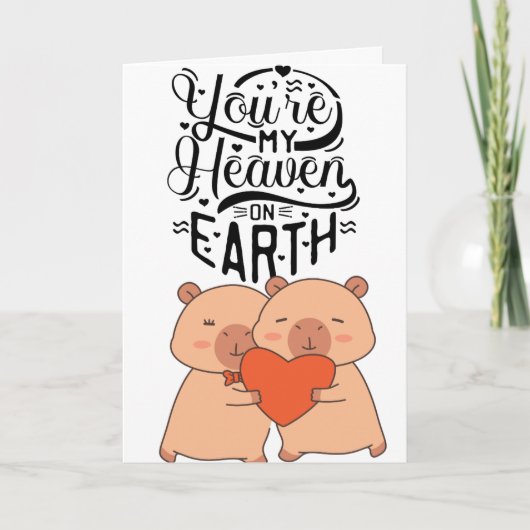 Just you and me together, Valentine's Card Kaart (Voorkant)