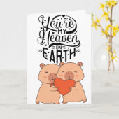 Just you and me together, Valentine's Card Kaart (Gele Bloem)