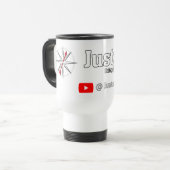 Justa Jer Logo Cup Reisbeker (Voorkant links)