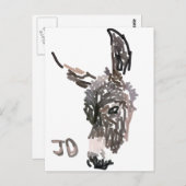 JustDonkeys logo briefkaart (Voorkant / Achterkant)