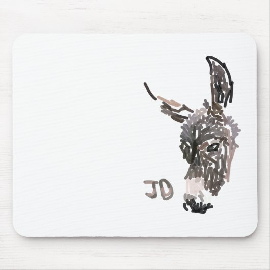 JustDonkeys Mousepad Muismat (Voorkant)