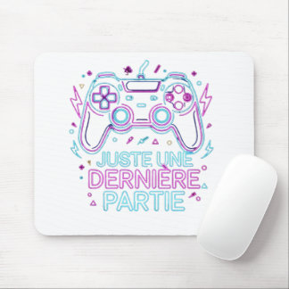 Juste Une Dernière Partie Gamer Mouse Pad - Retro Muismat