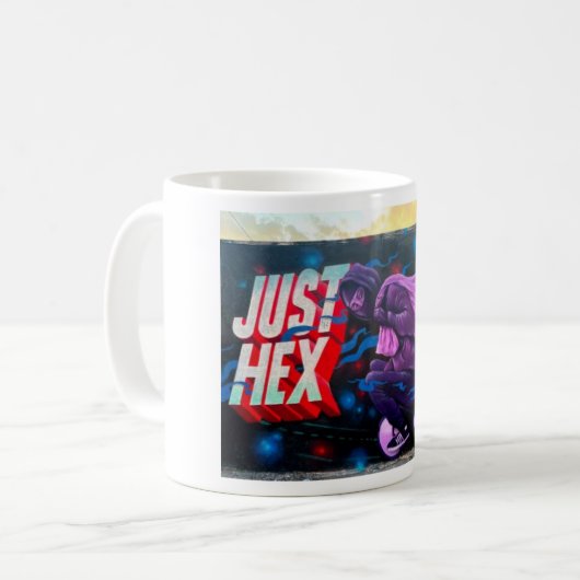 JustEx Koffiemok (Voorkant links)