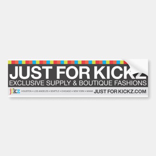 Justforkickz Original Sticker (Voorkant)
