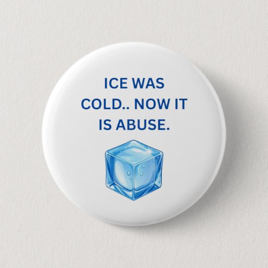 Justice & Accountability Button — ICE Human Rights (Voorkant)