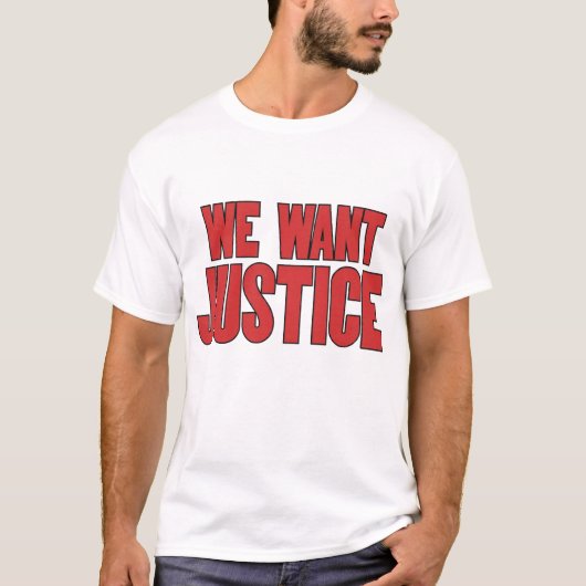 Justice Demand Tshirt (Voorkant)