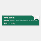 Justice for Julius Jones Bumper Sticker (Voorkant)