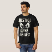 Justice for Sale – Bold Social Commentary Tee T-shirt (Voorkant volledig)
