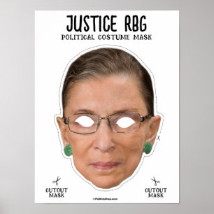 Justice Ginsburg RBG Kostuummasker Poster