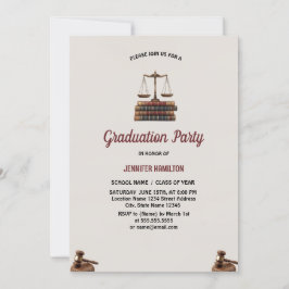 Justice Law School Graduation Party Kaart