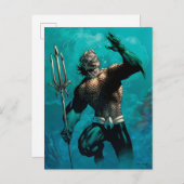 Justice League #10 Aquaman Drowned Earth Variant Briefkaart (Voorkant / Achterkant)