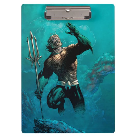 Justice League #10 Aquaman Drowned Earth Variant Klembord (Voorkant)