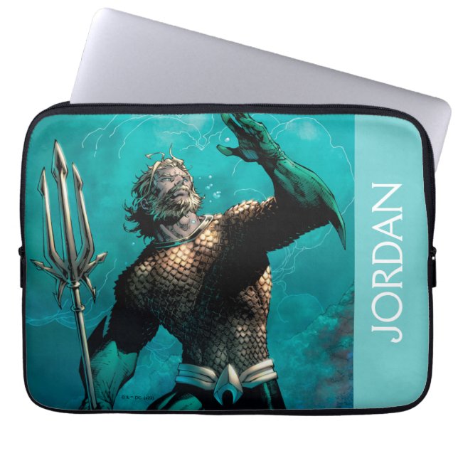 Justice League #10 Aquaman Drowned Earth Variant Laptop Sleeve (Voorkant)