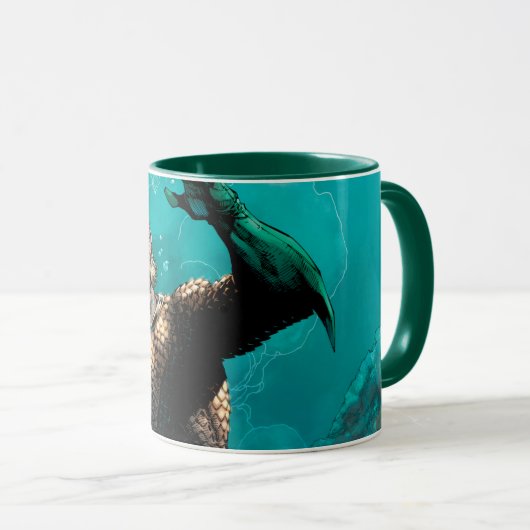 Justice League #10 Aquaman Drowned Earth Variant Mok (Voorkant rechts)