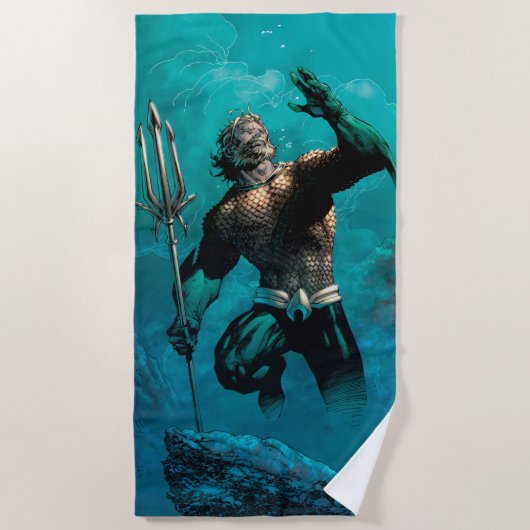 Justice League #10 Aquaman Drowned Earth Variant Strandlaken (Voorkant)