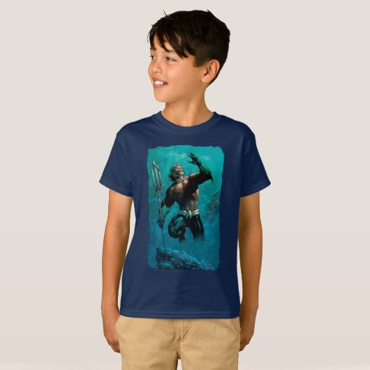 Justice League #10 Aquaman Drowned Earth Variant T-shirt (Voorkant volledig)