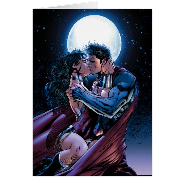 Justice League #12 Wonder Woman & Superman Kiss (Voorkant)