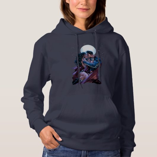 Justice League #12 Wonder Woman & Superman Kiss Hoodie (Voorkant)