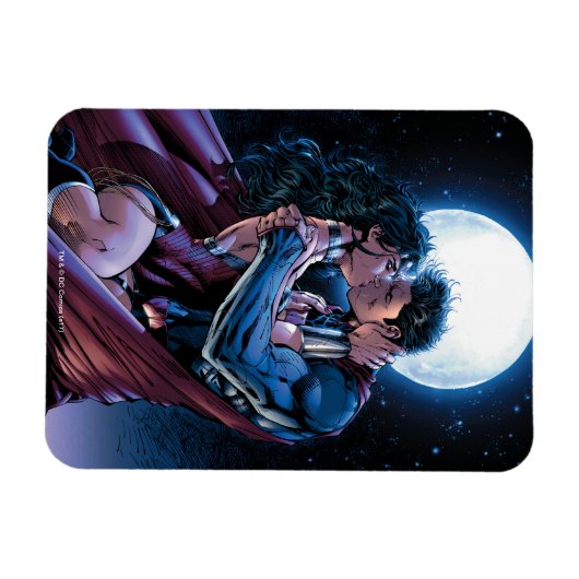Justice League #12 Wonder Woman & Superman Kiss Magneet (Horizontaal)
