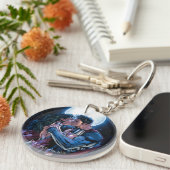 Justice League #12 Wonder Woman & Superman Kiss Sleutelhanger (Voorkant Rechts)