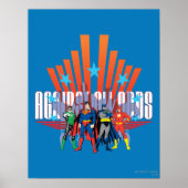 Justice League "Against All Odds" Poster (Voorkant)