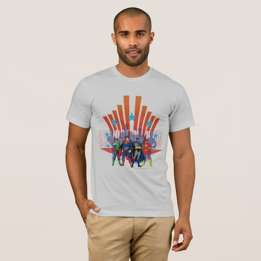 Justice League "Against All Odds" T-shirt (Voorkant volledig)